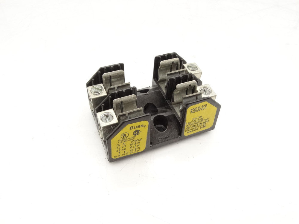 BUSSMANN R25030-2CR Fuse Holder Used
