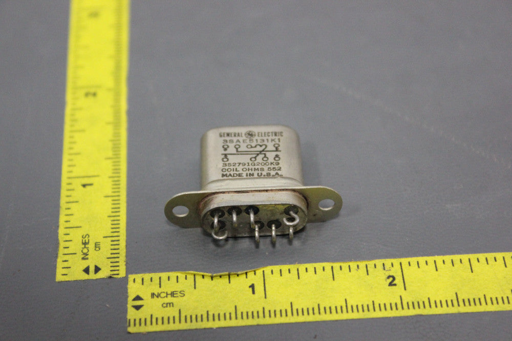 GE MIL SPEC RELAY 552ohm 3SAE5131K1 (S18-T-28A)