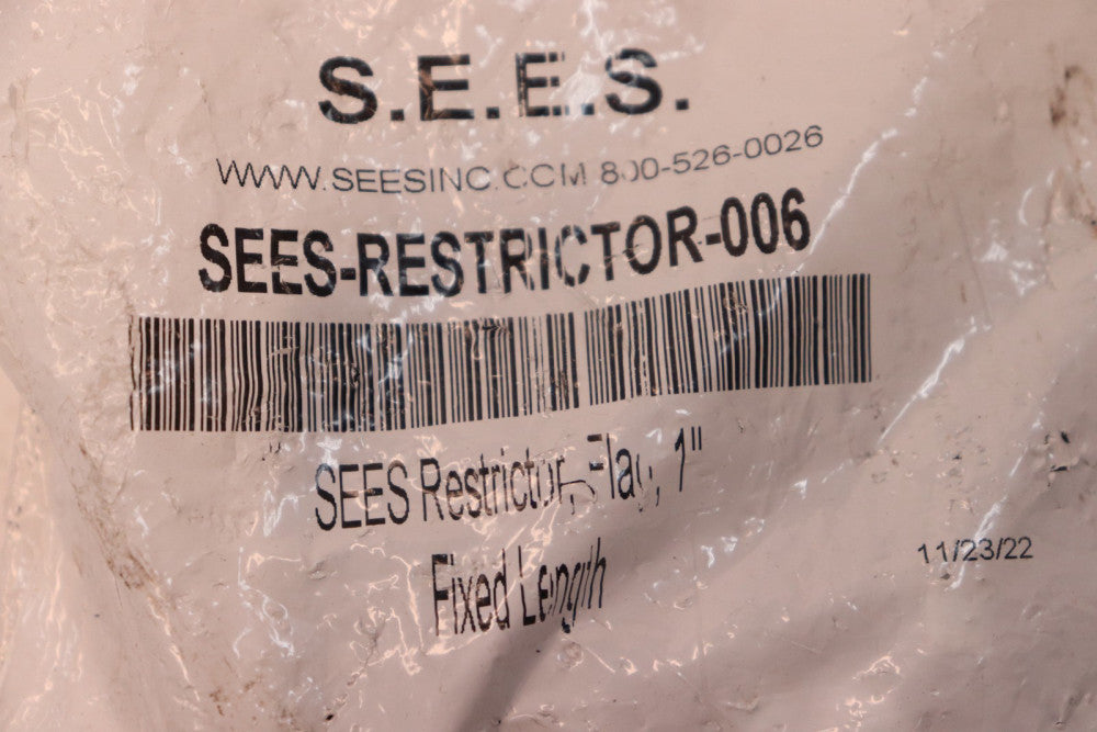 SEES Elevator Door Restrictor Flag Small Adjustable 1.25"-2"