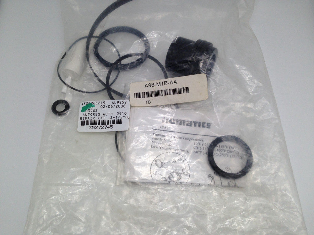 NUMATICS A98-M1B-AA REPAIR KIT, A SERIES, 2-1/2 IN. BORE