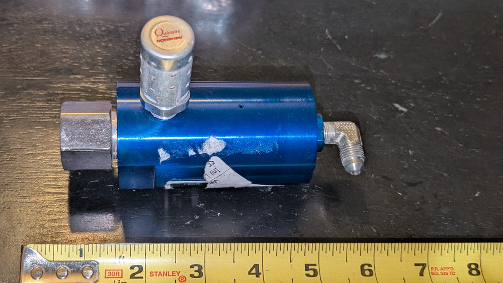 Hydraulics International Unloading Valve 50:1 UV-50 & Norgren QuietAire Muffler