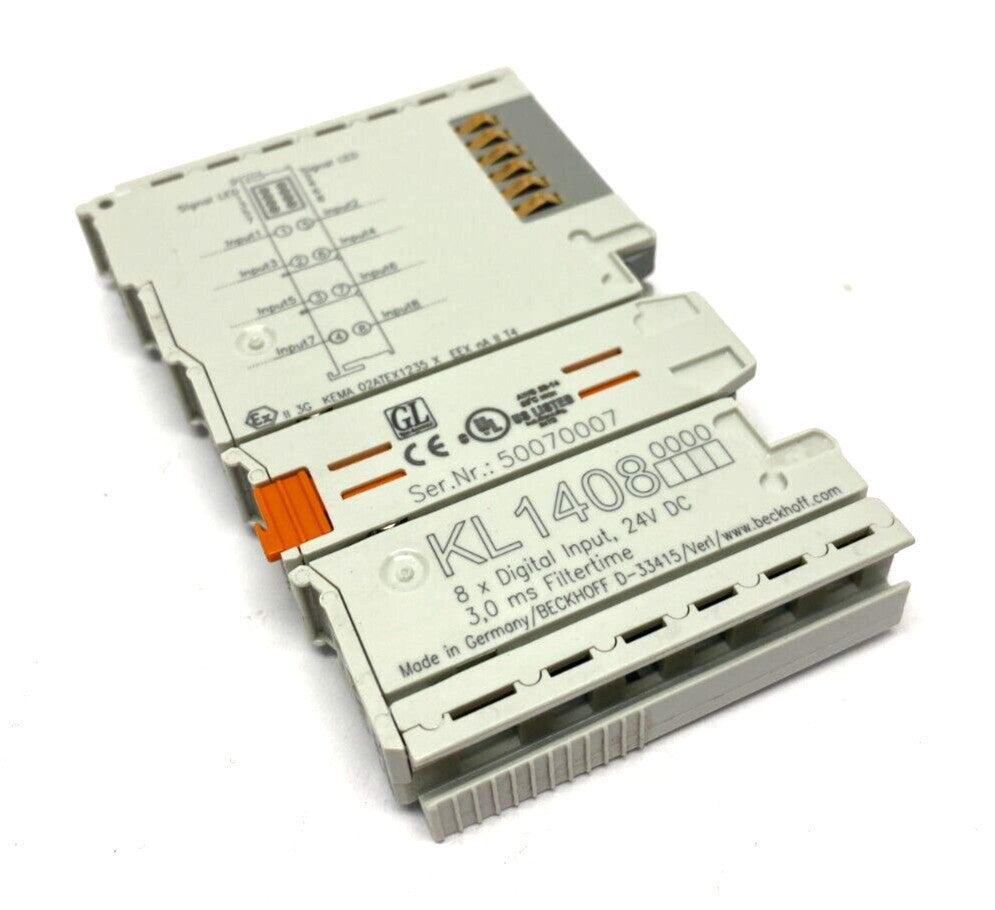 Beckhoff KL1408 Digital Input Module 8-Channel 24VDC