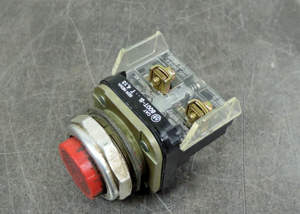 Allen Bradley Red Push Button 800T-B Series T Type 4,13