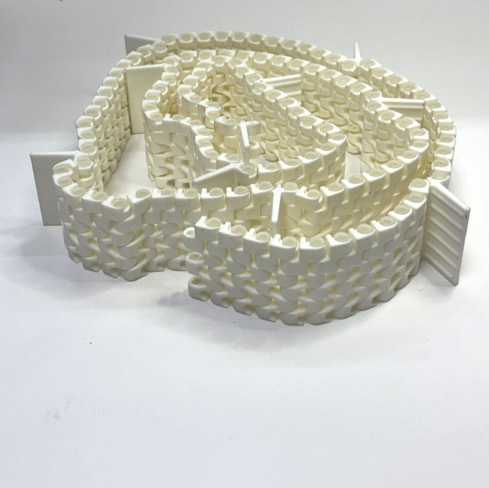 59 IN LENGTH PLASTIC CONVEYOR BELT 2 IN WIDE