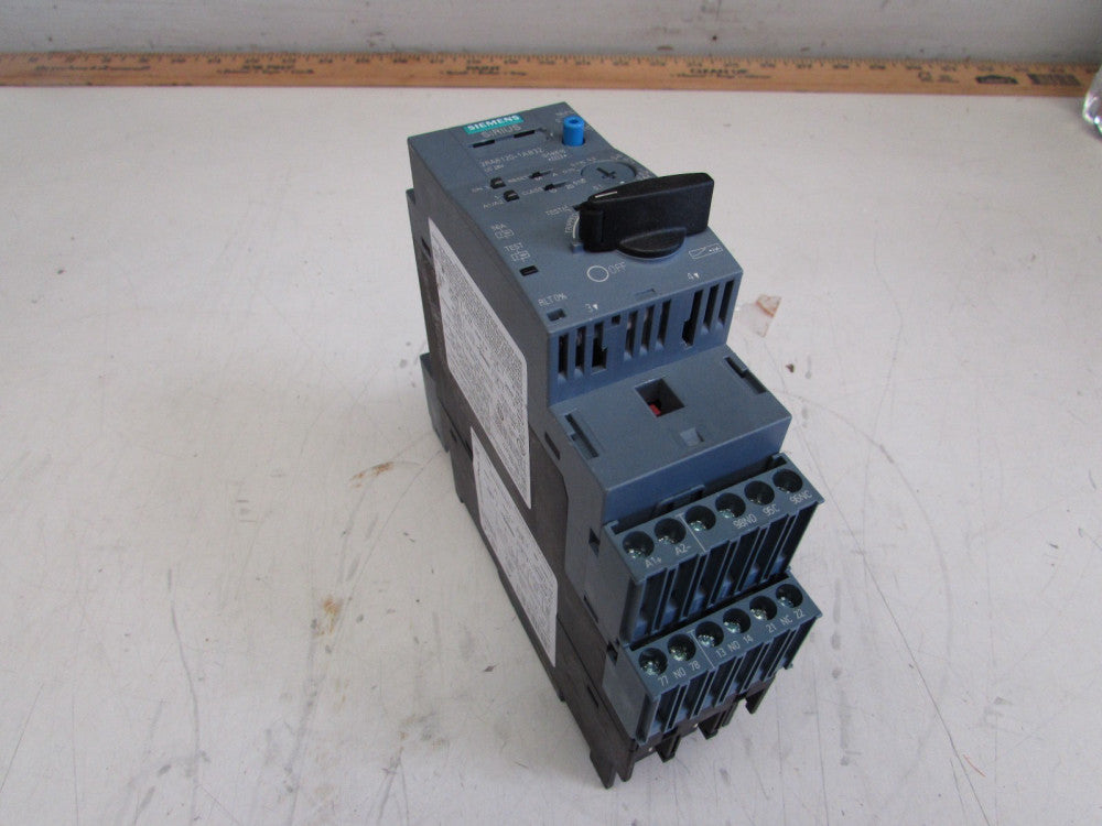 SIEMENS SIRIUS 3RA6120-1AB32 MANUAL MOTOR CONTROLLER 600V 0.4FLA 56AMP NICE M/O