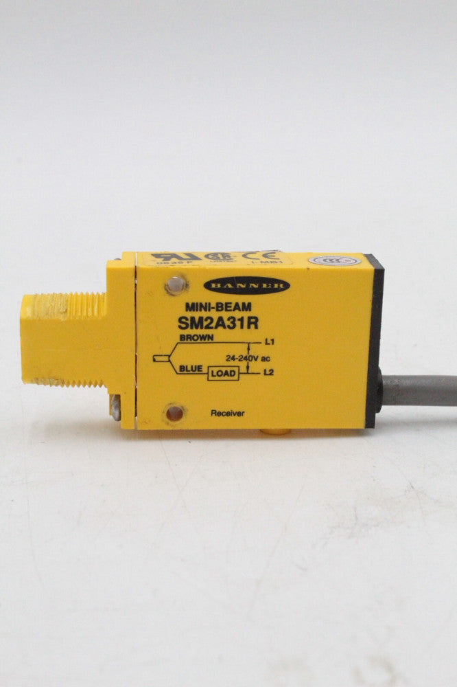 Banner SM2A31R Mini-Beam Photoelectric Receiving Sensor