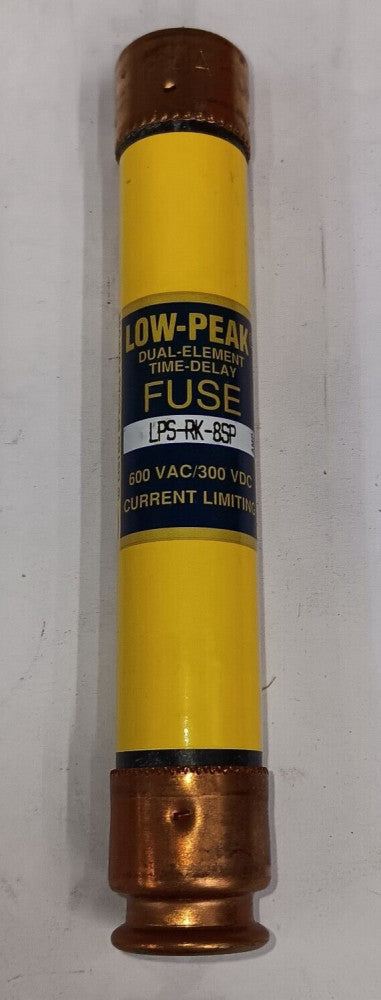 NEW COOPER BUSSMAN 8 AMP FUSE 600 VAC LPS-RK-8SP