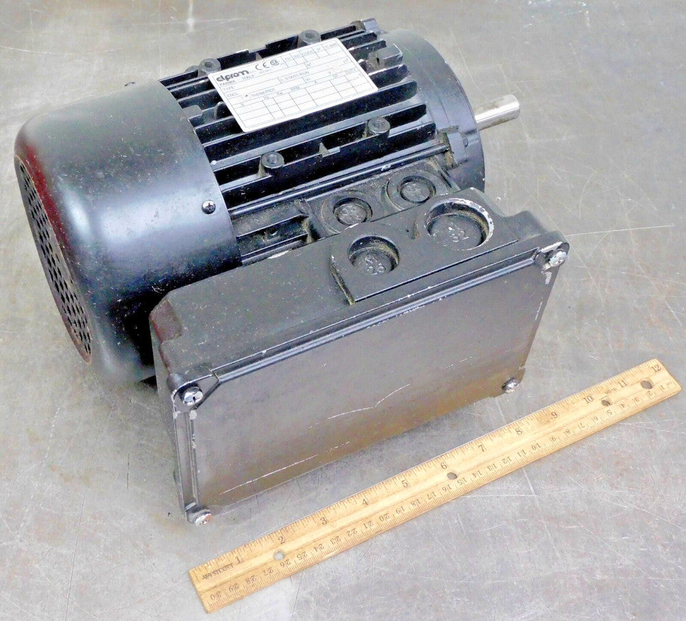 Elprom UM-80A4-N56 .37 kw 1/2 hp 1- Phase Motor 115/230 1730 RPM IP55 60Hz