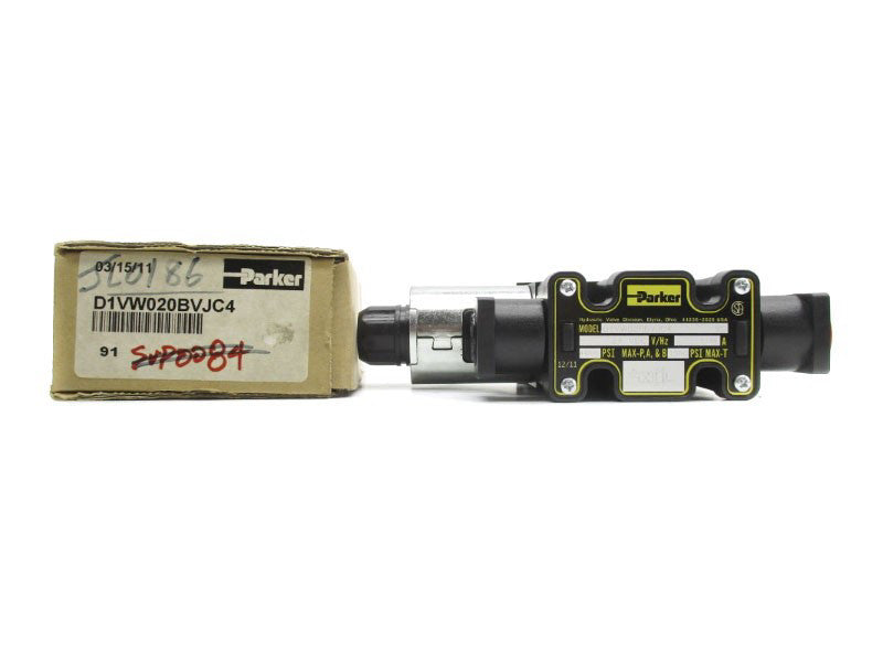 PARKER D1VW020BVJC4 24VDC 1.39A 4000PSI NSMP
