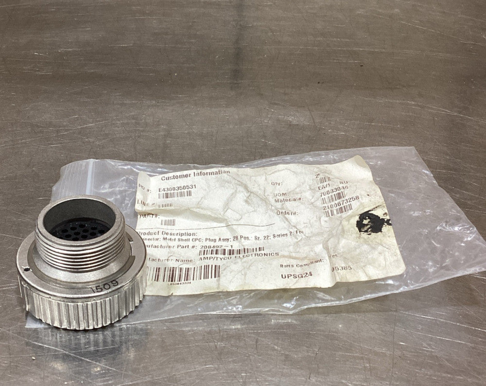 208492-1 Connectivity Military Connector NEW AMP/TYCO electronics