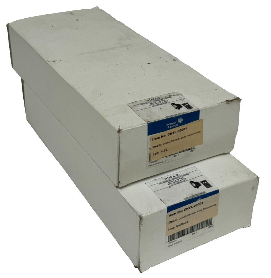 LOT OF 2 NEW JOHNSON CONTROLS P74FA-5C PRESSURE SWITCHES 8-60PSI