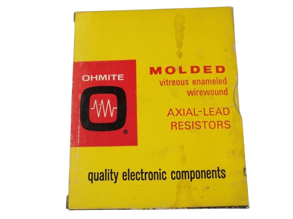 LOT OF 6 OHIMTE 4849 AXIAL LEAD RESISTORS 11WATTS 7500OHMS NSMP