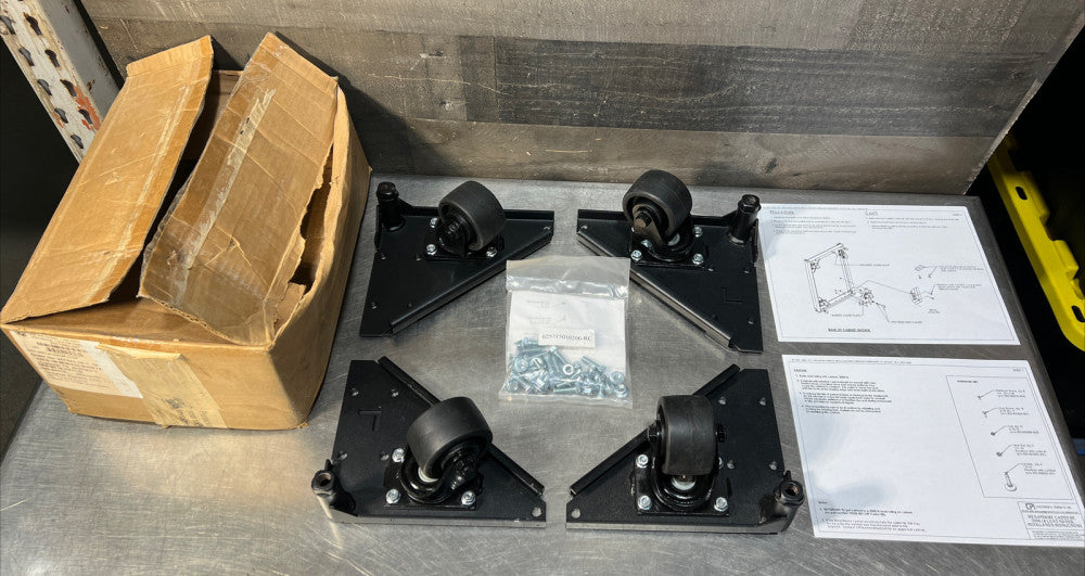 Nos Surplus Chatsworth mega frame caster Kit 2000LB caster kitmf PN 13203-001