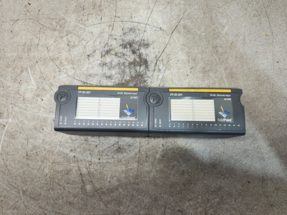 USED LOT OF 2 NATIONAL INSTRUMENT 16 Channel Discrete Input FieldPoint FP-DI-301