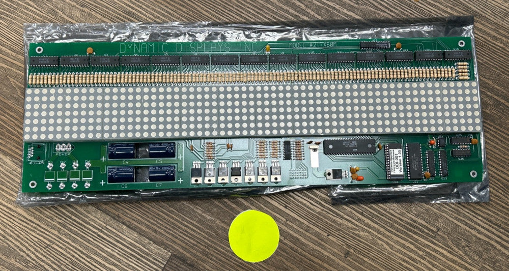 DYNAMIC DISPLAYS INC LED DISPLAY PCB MODEL 217X60M REV- A