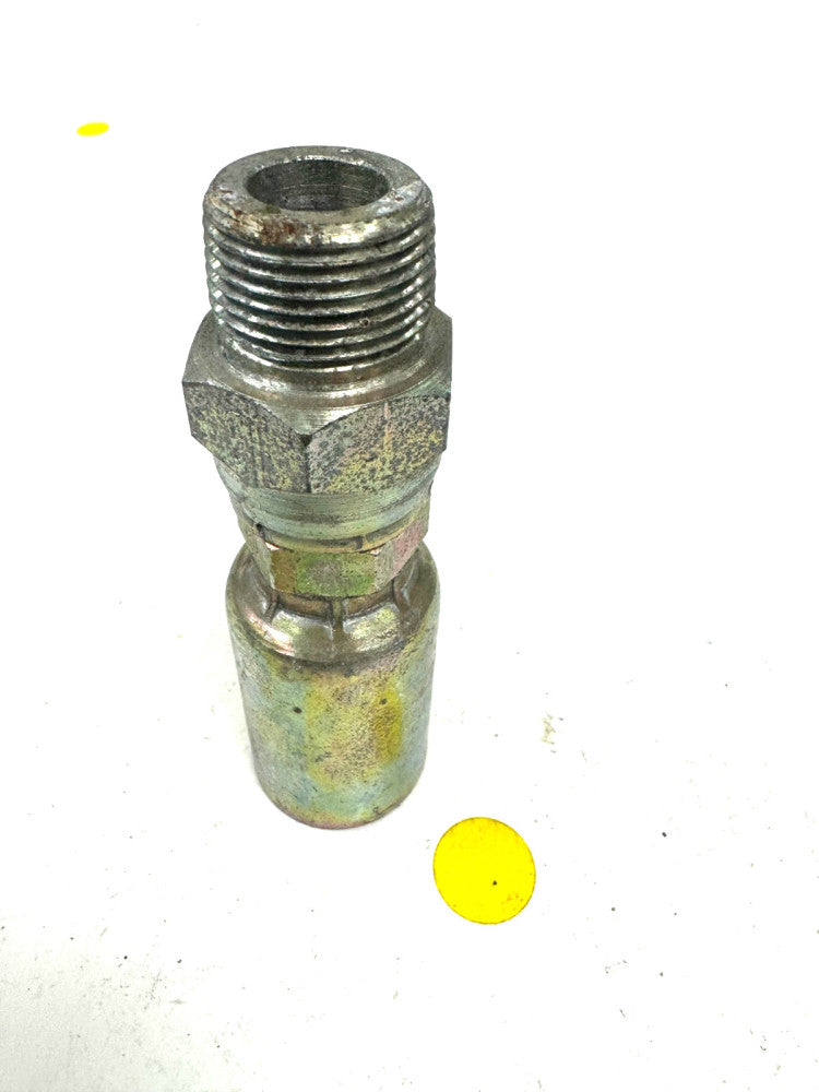 WEATHERHEAD HYDRAULIC HOSE FITTING HOSE SIZE 1.0475" OD 1.405" OAL 4.665"