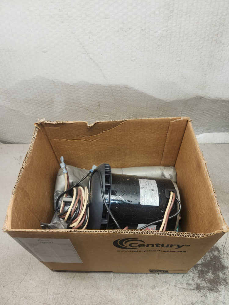 NEW IN BOX CENTURY MOTOR 3/4HP, 460V, 1075RPM, 60HZ, PH1, AMPS 2, F48U09A01
