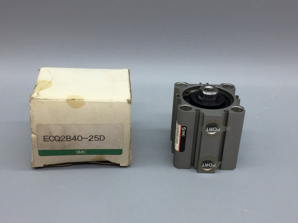 SMC ECQ2B40-25D Pneumatic Cylinder 40mm Bore 25mm Stroke