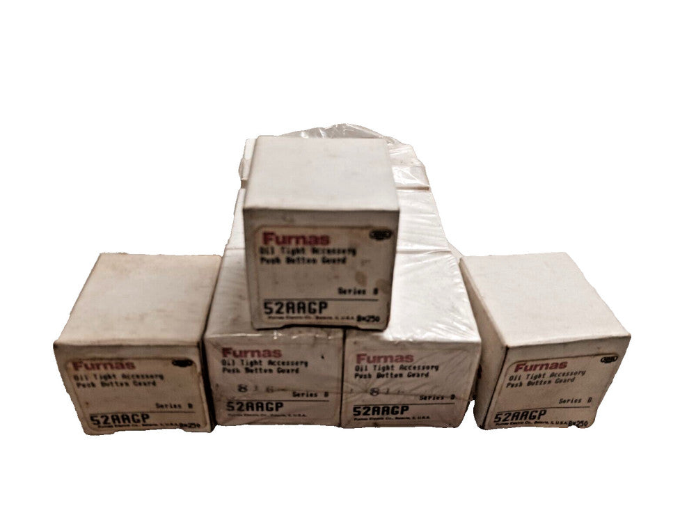 9) NEW FURNAS PUSH BUTTON GUARD 52AAGP LOT OF 9