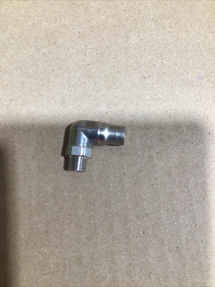 303/316L Stainless Steel Push-In Fitting Elbow NOS