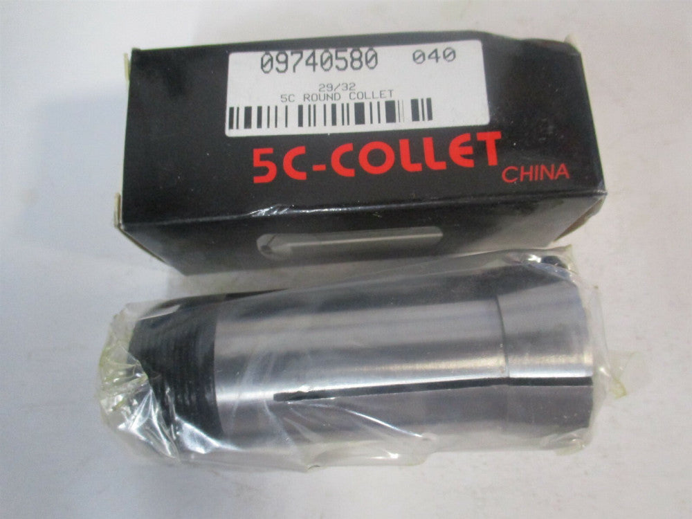 (230-4158) 29/32" x 3.28" OAL 0.0005 Inch TIR Steel 5C Round Collet