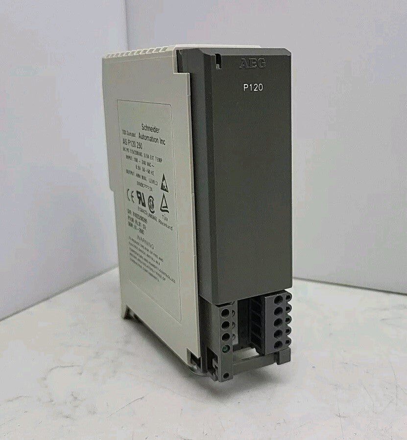 Schneider TSX Compact AS-P120-250 AC Power Supply 115/230 Vac ASP120250 Used