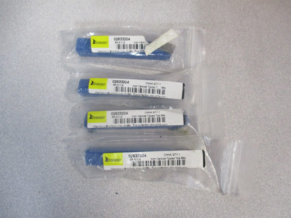 (383-1026) 5/16 x 5/16″ Lead Angle Turning Single Point Tool Bit - Lot of 4