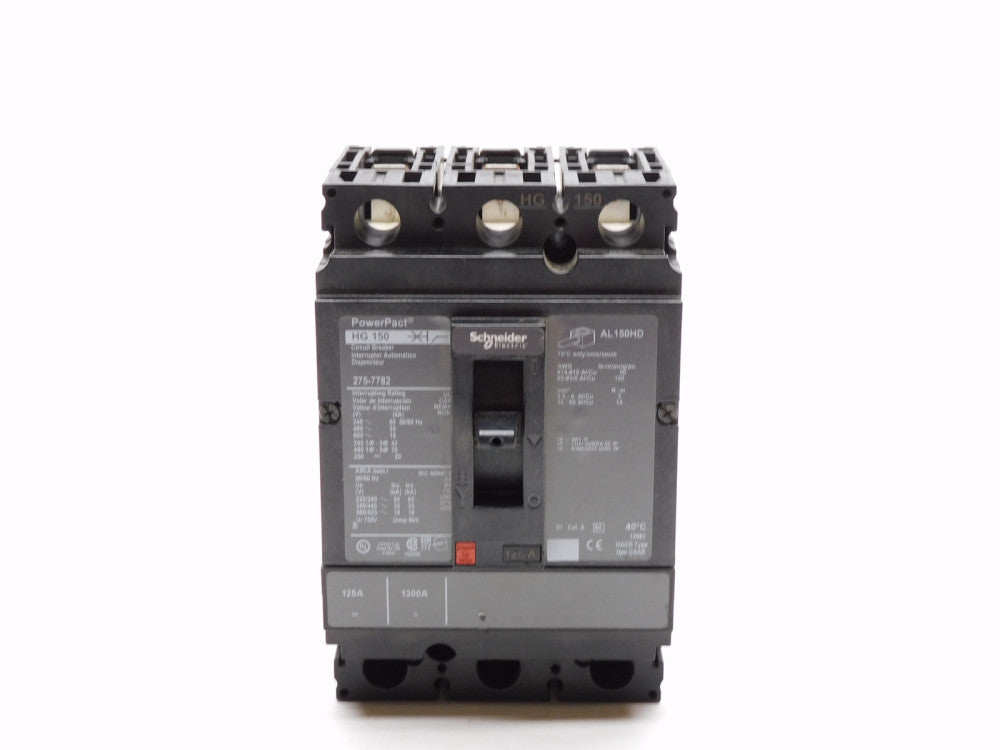 SCHNEIDER 275-7782 NHGP36125SO 125A 600V (AS PICTURED) NSNP