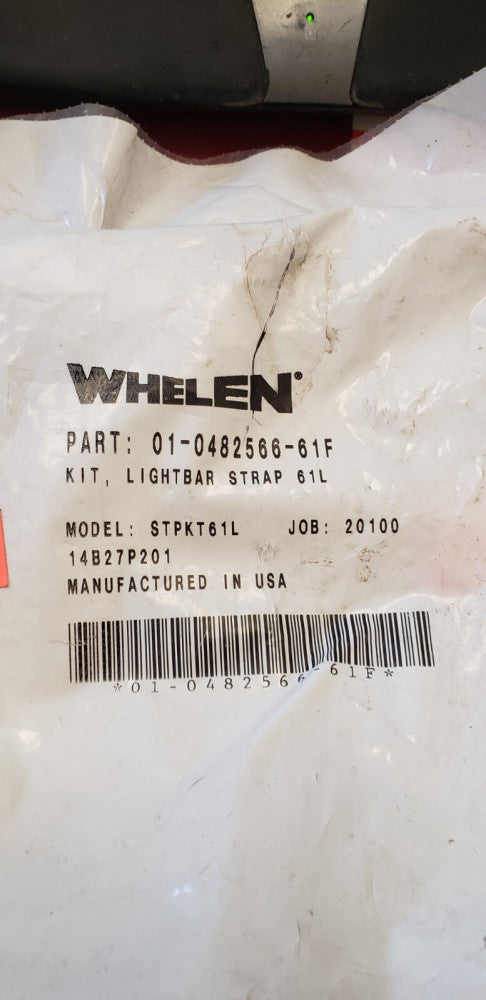 * NEW * WHELEN MOUNTING STRAP KIT FOR LIGHTBARS - STPKT61L 01-0482566-61F (C1-4B