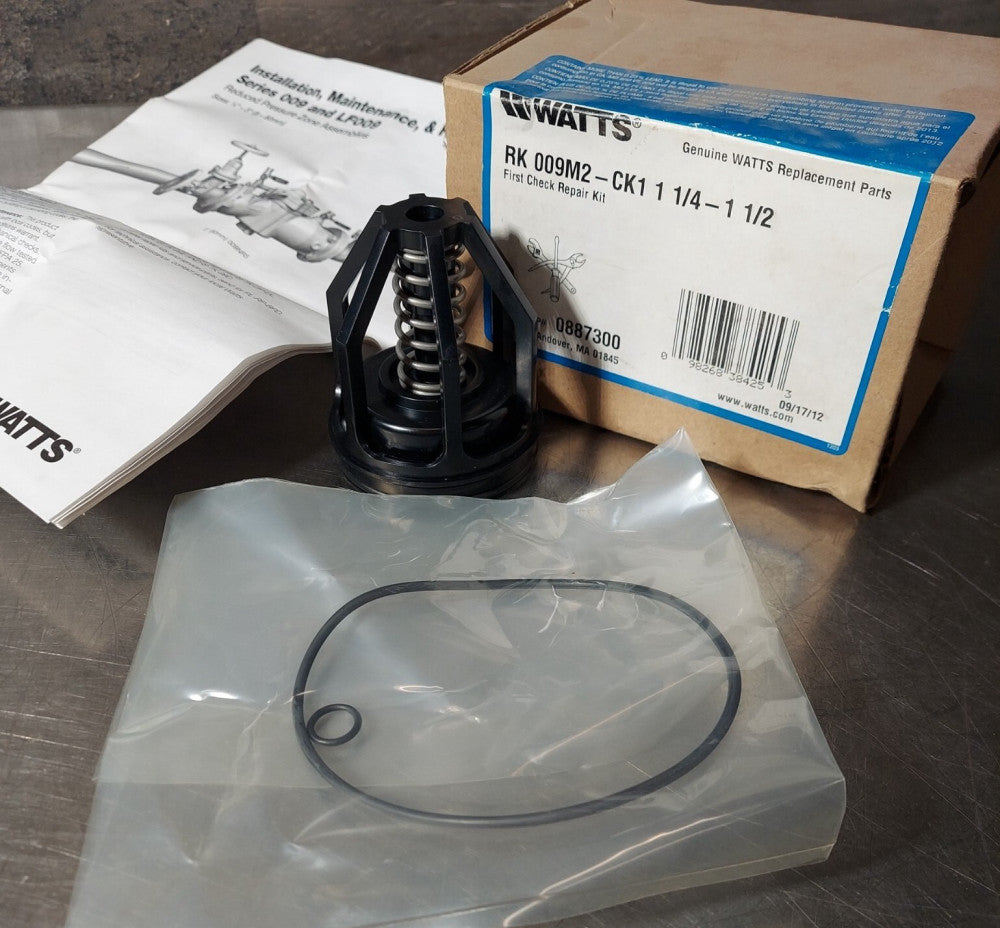 GENUINE - Watts 0887300 RK 009M2-CK1 1-1/4 - 1-1/2 First Check Repair Kit