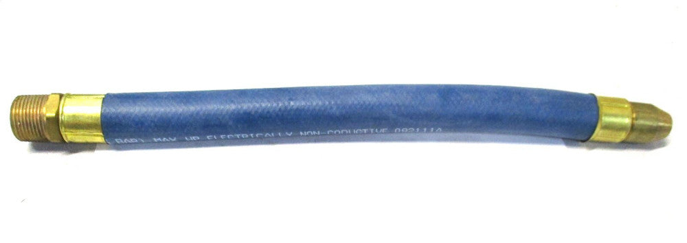 Coilhose Pneumatics (91215) 3/4" MPT x 15" Neoprene Fluid Flexflow Straight Hose