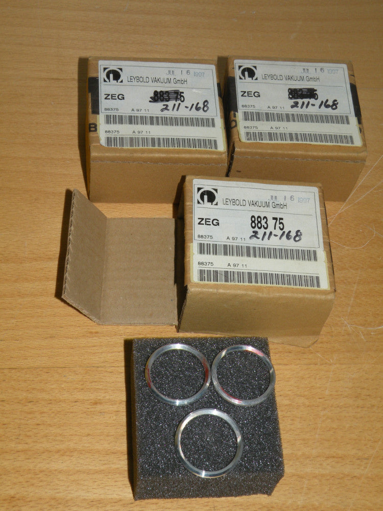 Leybold 211-168 KF 20/25 Ultra Sealing Rings Aluminium Seal (pack of 3)