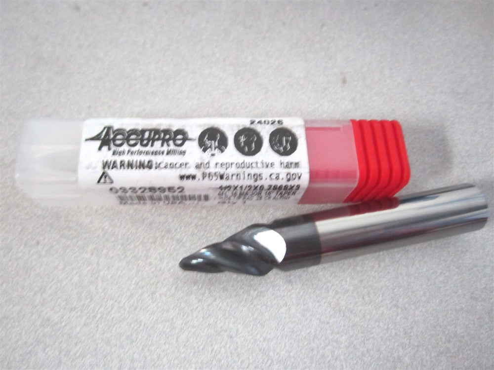 (14915614) 1/2" x 3" OAL Solid Carbide 4Fl AlTiN+ Barrel Cutter End Mill