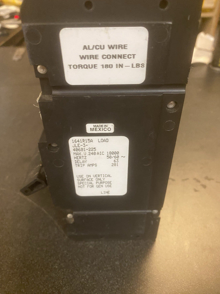 BRAND NEW JLE-3-40601-225 AIRPAX Circuit Breakers 1641R15A