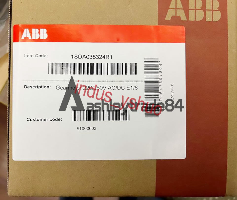 1PC NEW ABB Spring Energy Storage Motor 1SDA038324R1
