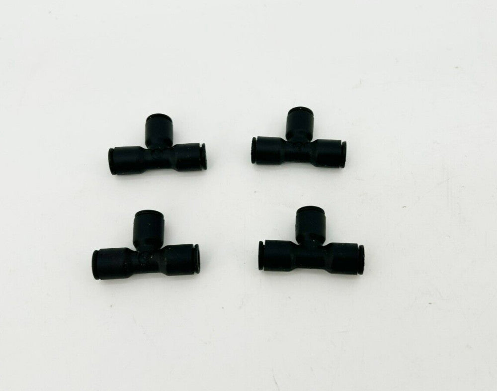 Lot of 4 New Lawson 86786 Union Tees, 1/4" Tube OD, Glass Reinforced Nylon