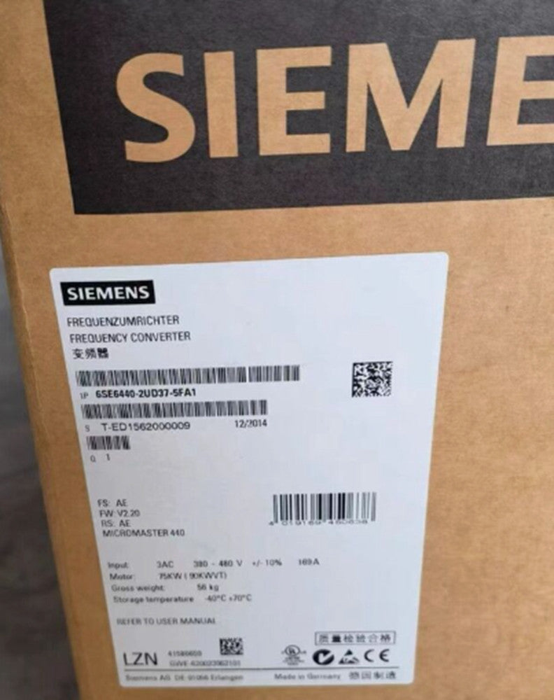 One Brand New SIEMENS 6SE6440-2UD37-5FA1