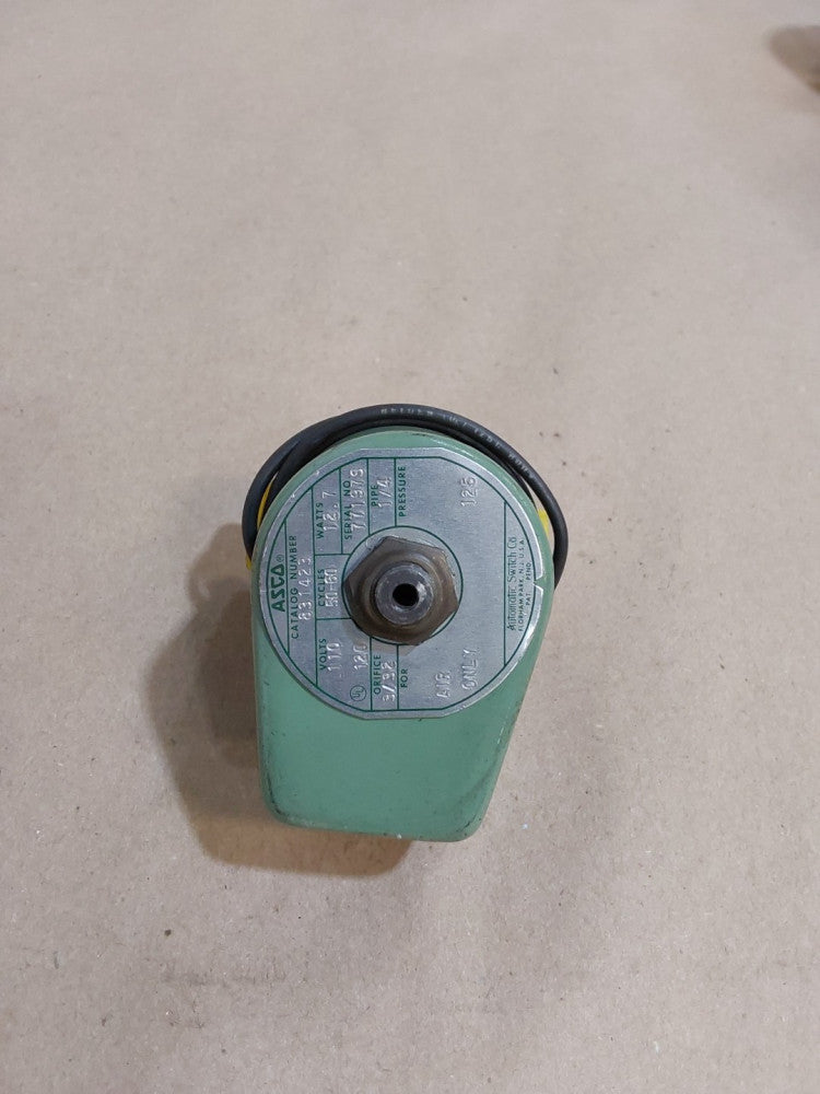 Asco Model 831423 115/60V 3/32 Orifice 1/4" Pipe Solenoid Valve Brand New