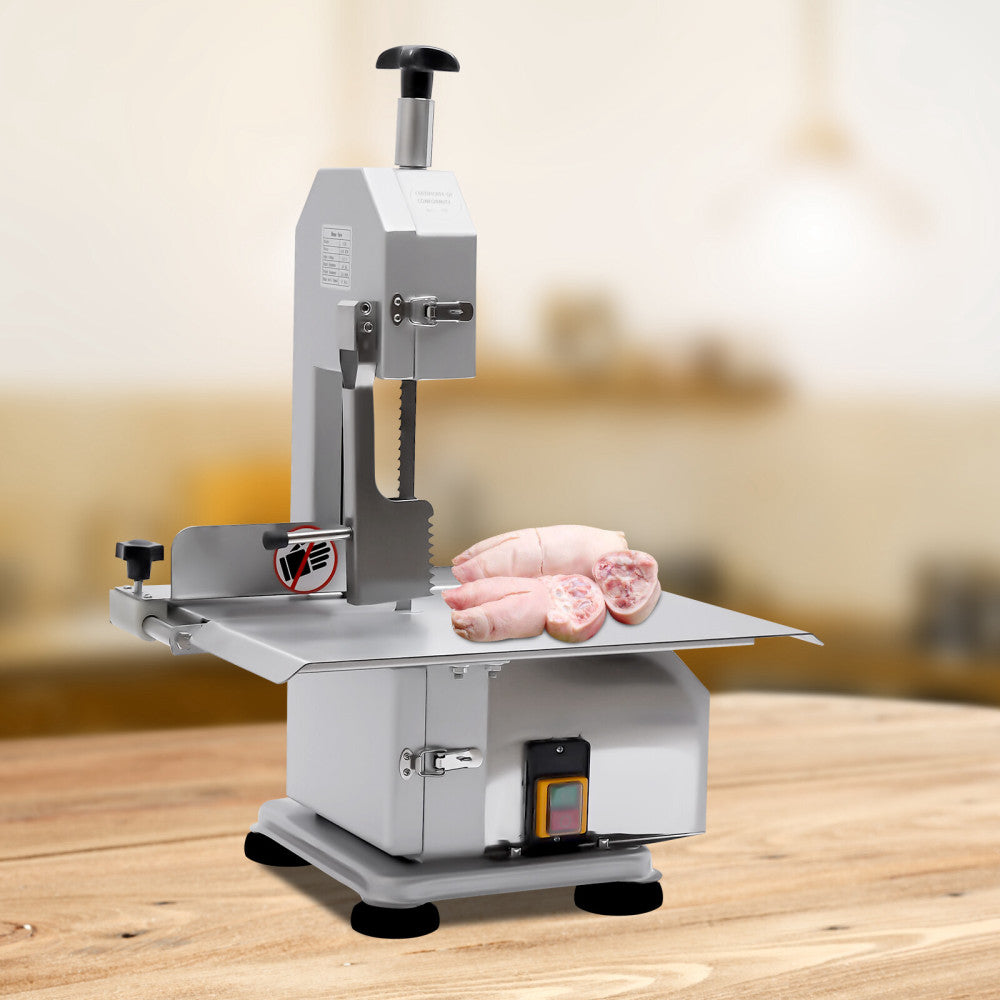 Commercial Electric Frozen Meat Cutting Machine Band Saw Blade Bone Cutter 650W