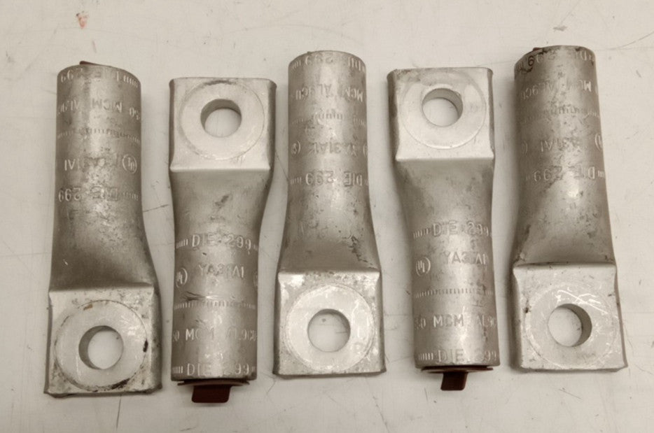 Burndy YA31A1 One Hole Compression Lug (Lot Of 5)