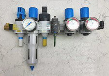 Festo Pneumatic Valve Assembly 527566 Pressure Sensor 159631 Regulator See Pics