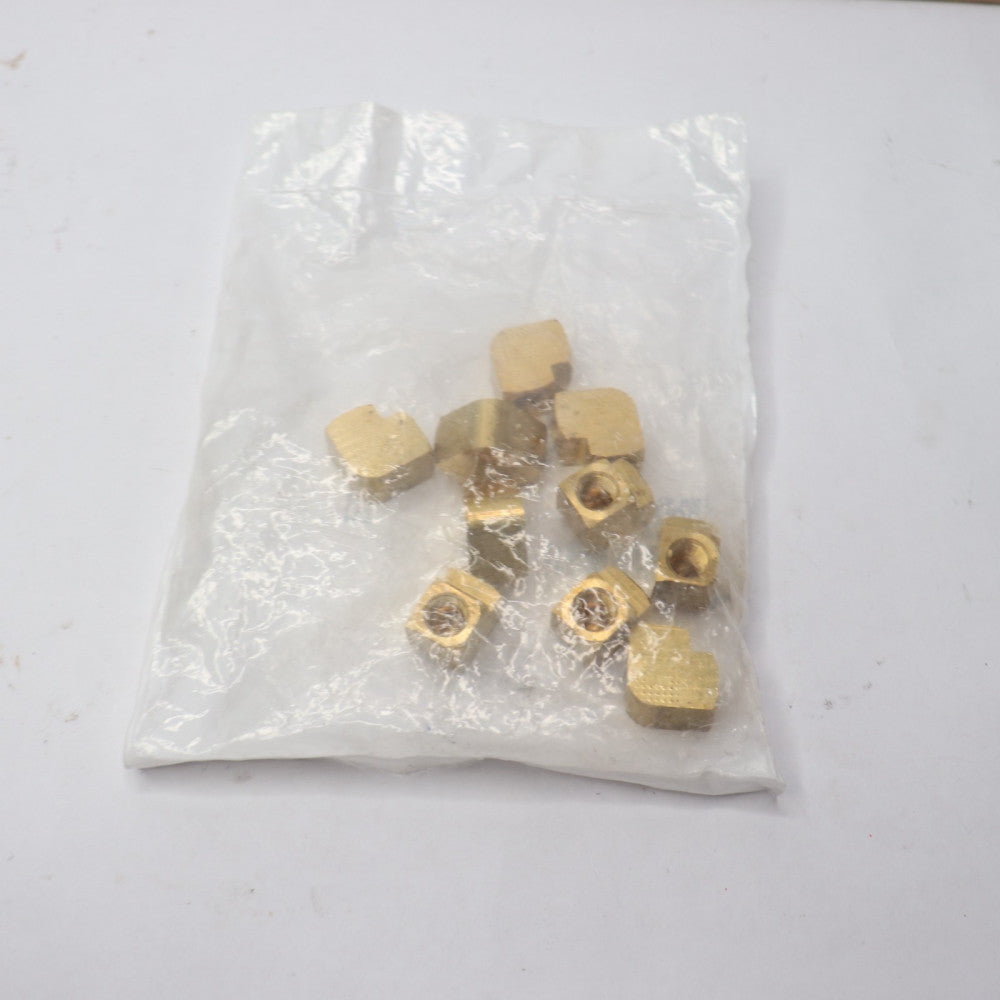 (10-Pk) 90 Degree Elbow Union Brass Pipe 1/8" 10842