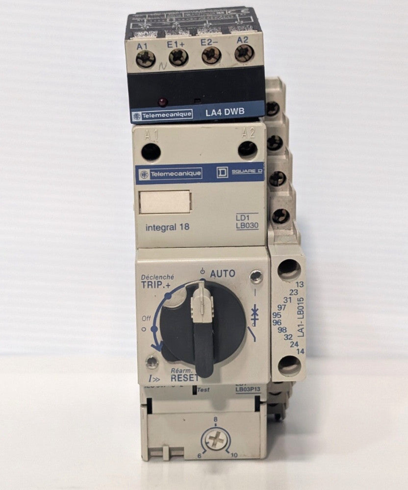 Square D Telemacanique LD1 LB030 & LA1 LB015 Motor Starter & Controller LB03P13
