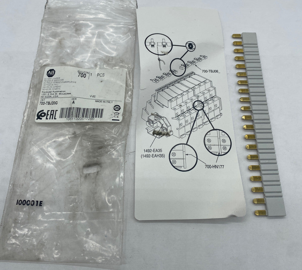 Allen-Bradley 700-TBJ20G Connection Jumper 20-Way
