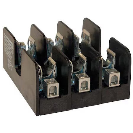 Mersen 20608R Open Fuse Block, R Ul Class, 250V Ac/Dc Volt Rating, 3 Poles, Box
