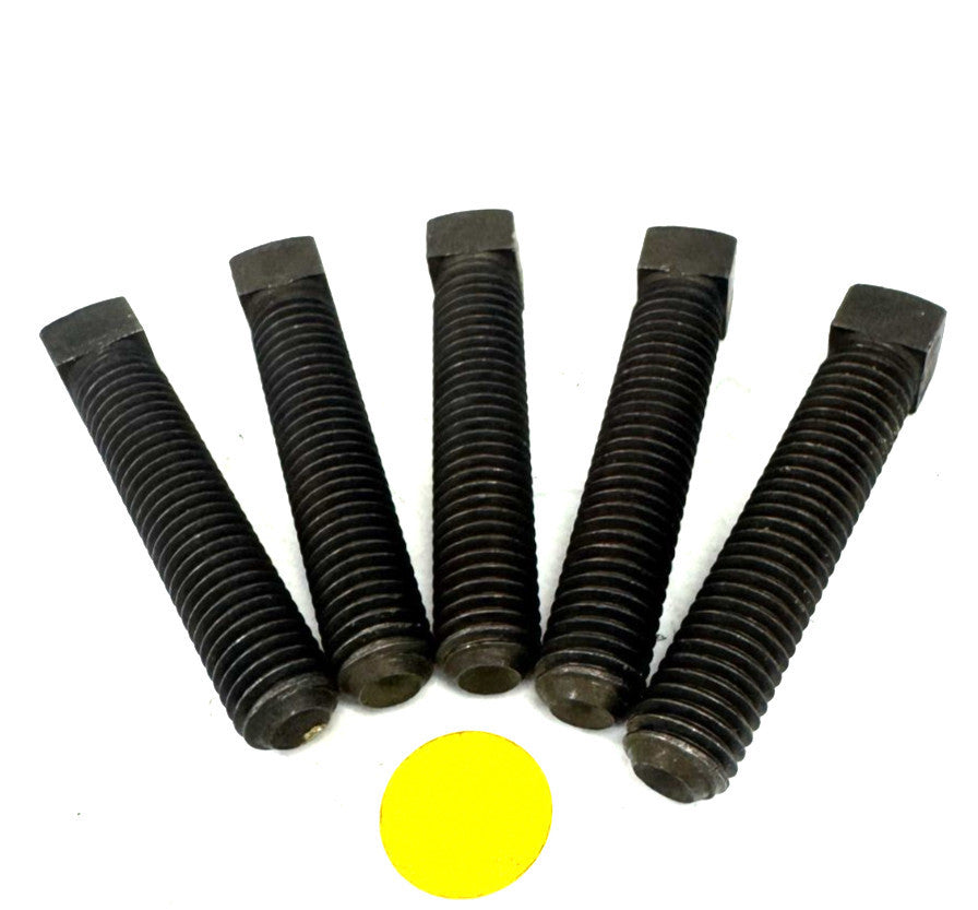 SQUARE HEAD CAP BOLT THREAD DIAMETER: 0.493" LENGTH: 2.833" LOT OF 5