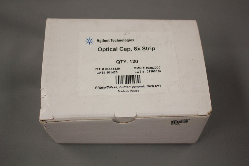 120 NEW AGILENT TECHNOLOGIES OPTICAL CAP 8X STRIP 401425