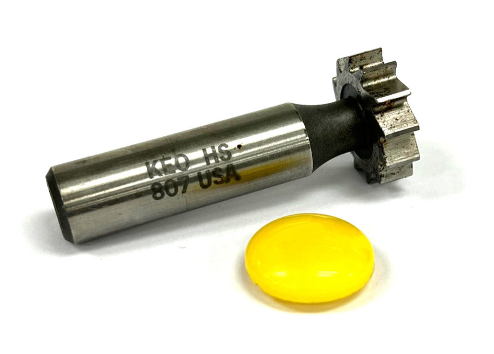 KEO 807 WOODRUFF KEYSEAT CUTTER 7/8" CUT DIA 1/4" CUT WIDTH SHANK DIA 1/2"