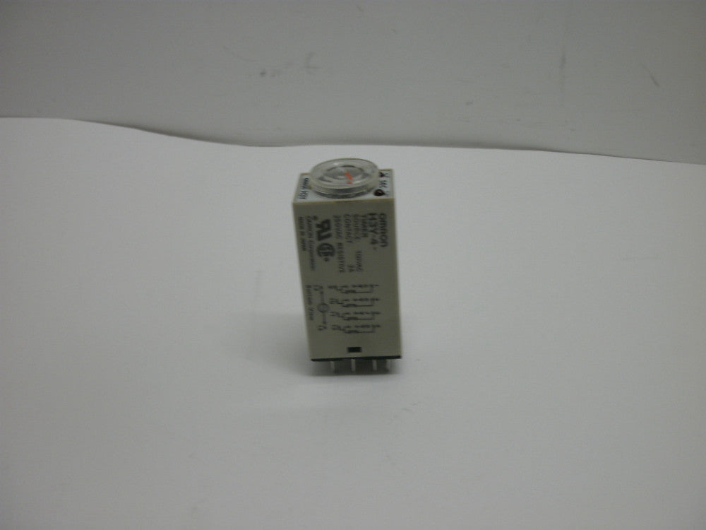 OMRON H3Y-4-AC100-120-5S MINIATURE TIMER 100VAC 3 AMP 14 BLADE