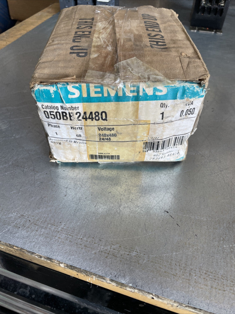 1- SIEMENS 050BB2448Q DRY TYPE 240X480 1 PHASE 60Hz ~ USED OLD STOCK